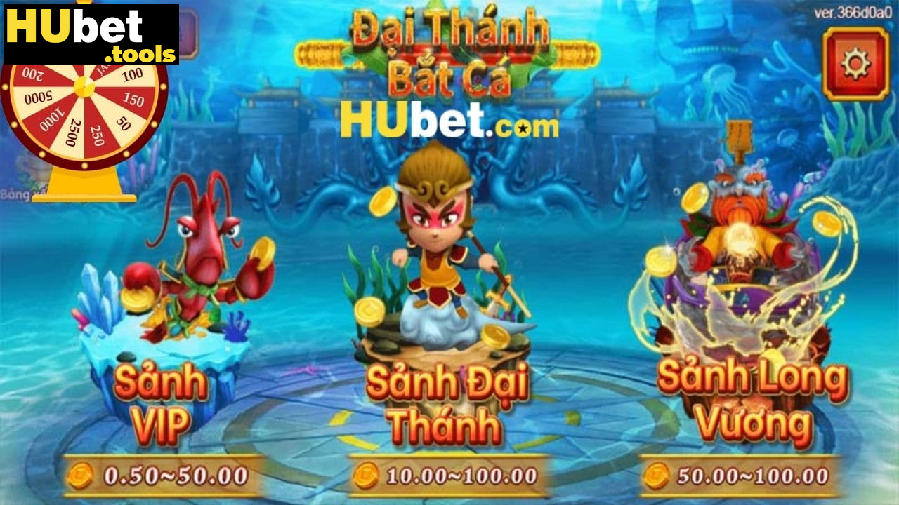 Các sảnh chơi trong game đa dạng, phong phú